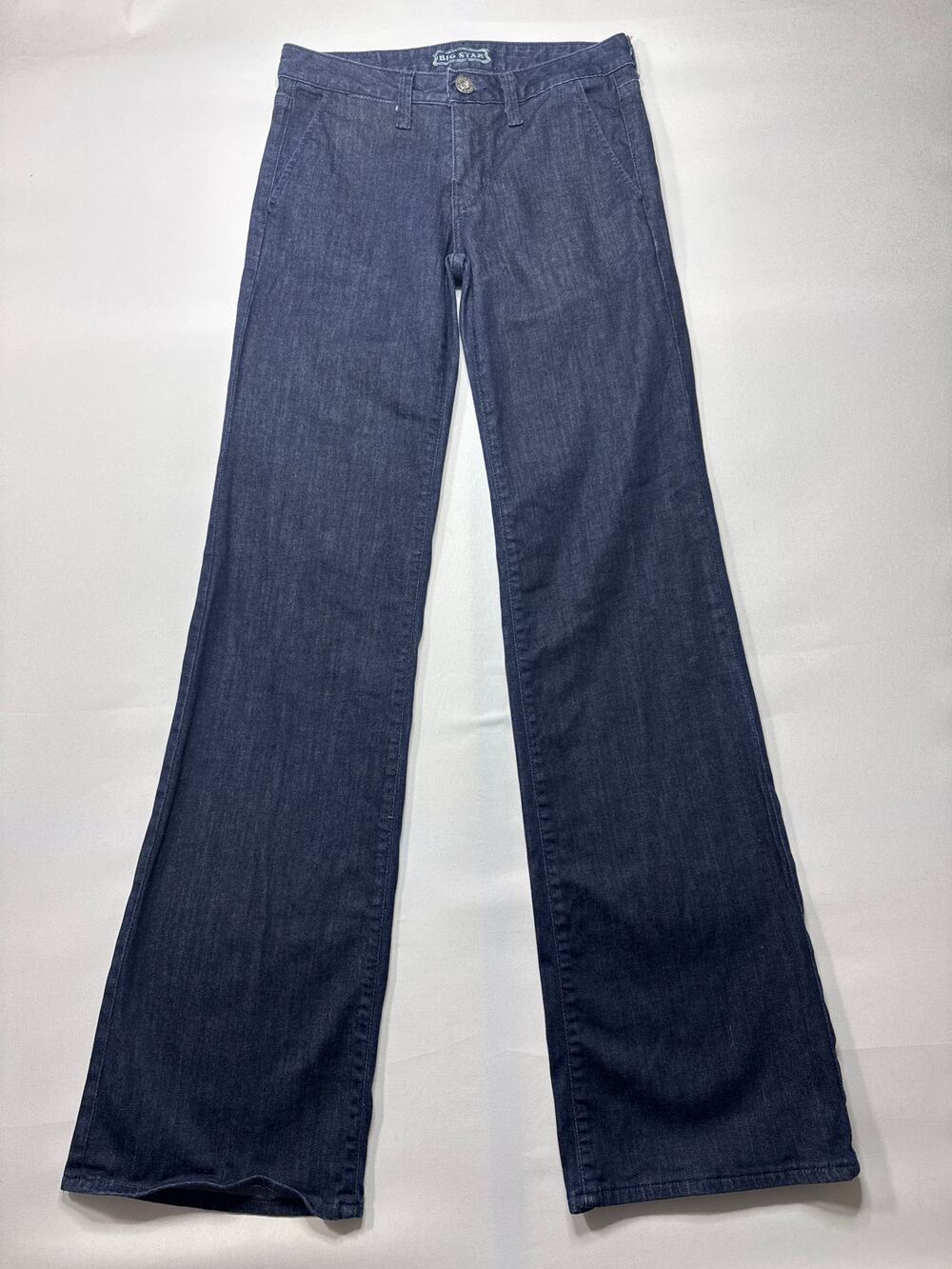 Big Star Women's Bootcut Dark Wash Blue Jeans‎ - Size 26R (28x34.5)